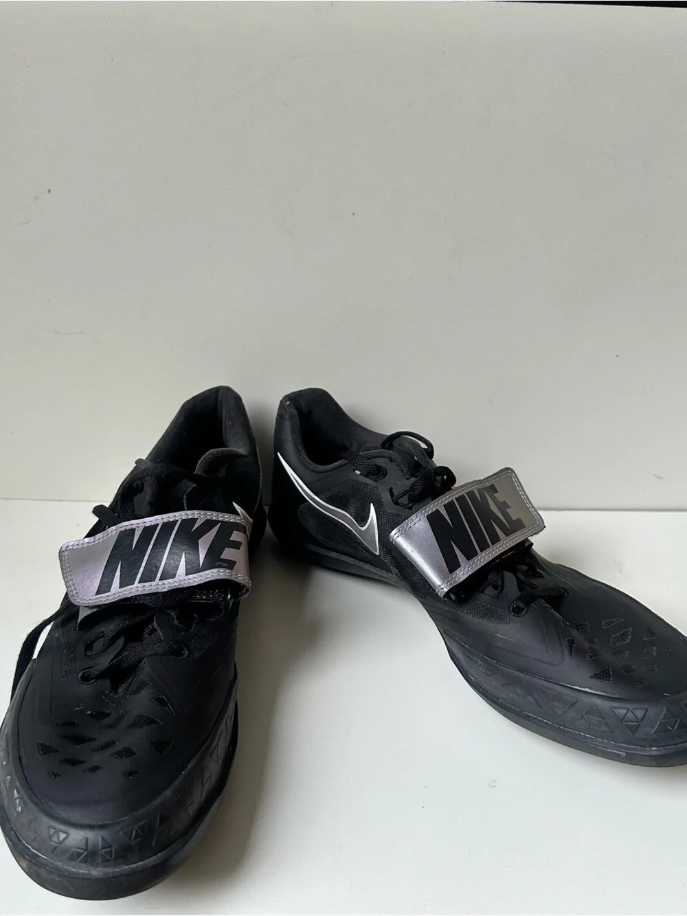 Nike Zoom SD 4 Track & Field Throwing Shoes Black Silver Men's Size 9